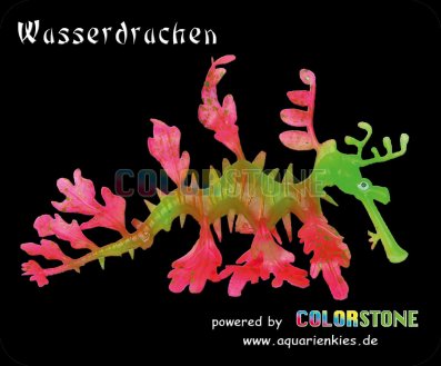 Mousepad mit Wasserdrachen rot-grün by COLORSTONE