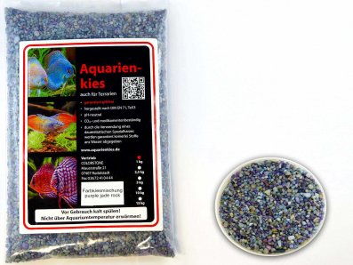 Farbkiesmischung Purple Jade Rock Körnung 2-3 mm