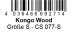 Kongo Wood Größe S