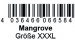 Mangrove gestrahlt Größe XXXL