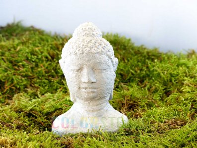 Fengshui Figur - Shivakopf 1 weiß