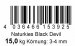 Black Devil Körnung 3-4 mm 15,0 kg