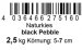 Black Pebble 5-7 cm 2,5 kg