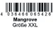 Mangrove gestrahlt Größe XXL