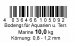 Farbsand Marine Körnung 0,8 -1,2 mm