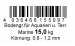 Farbsand Marine Körnung 0,8 -1,2 mm